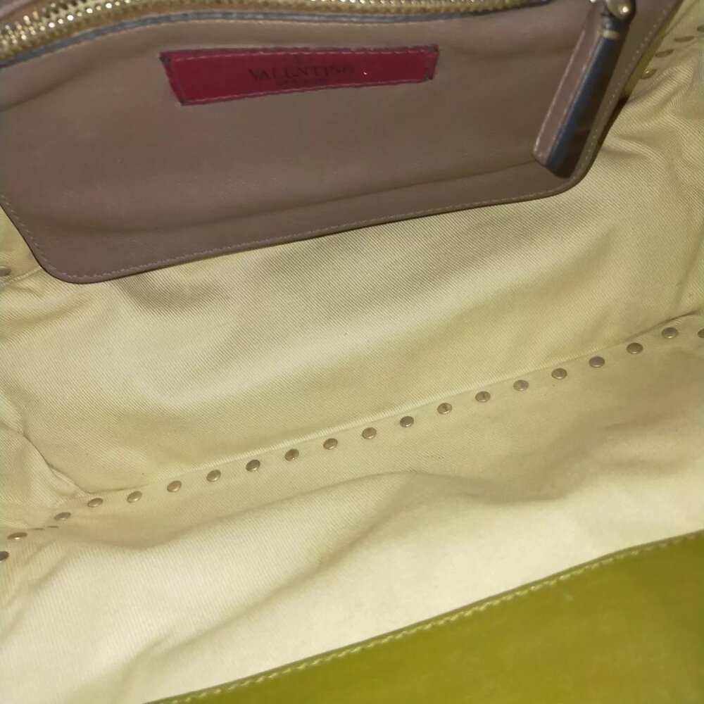 806385AT (X6) Valentino Garavani Crossbody Bag Green Leather - Picture 6 of 9